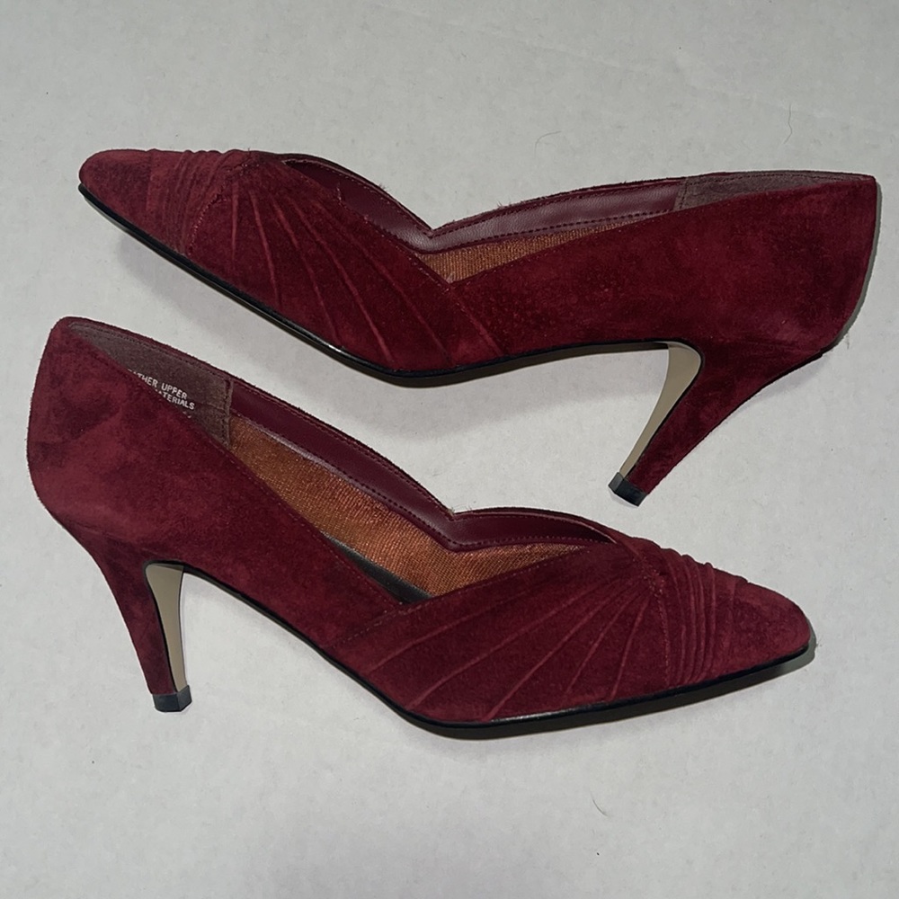 Vintage Leather upper heels